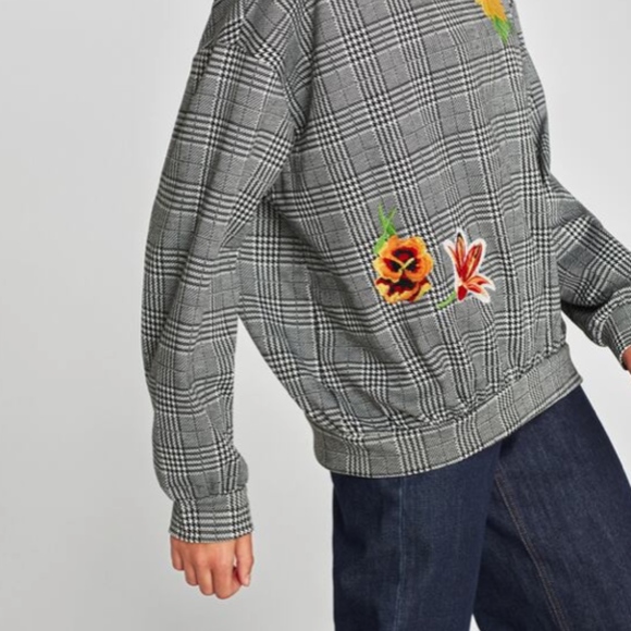 Zara Sweater Sweatshirt Top size S - Picture 7 of 8